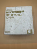 Gold Nintendo 64 Controller (Japanese import) CiB