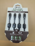 Tomee 4 Player Link Cable for Gameboy Advance