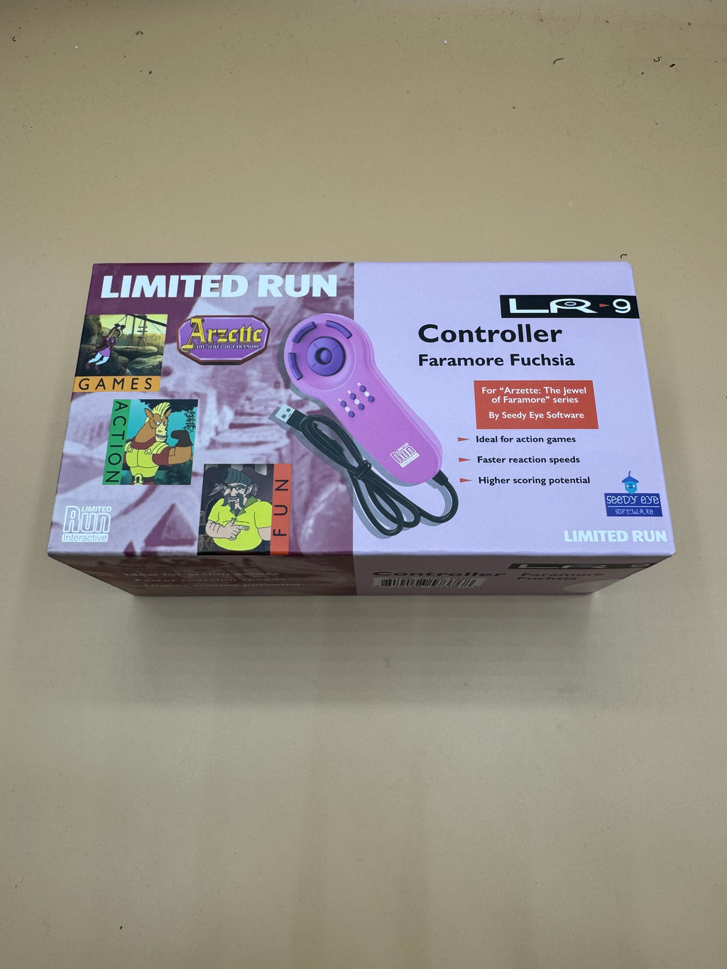 Arzette: The Jewel of Faramore Collector's Edition bundled with Faramore Fuchsia Controller (Brand new sealed)