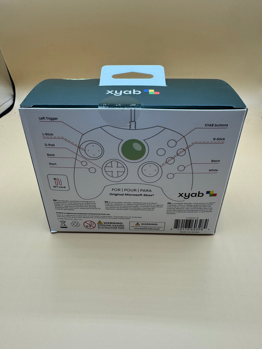 Clear Green “Warden” Controller for the original XBOX