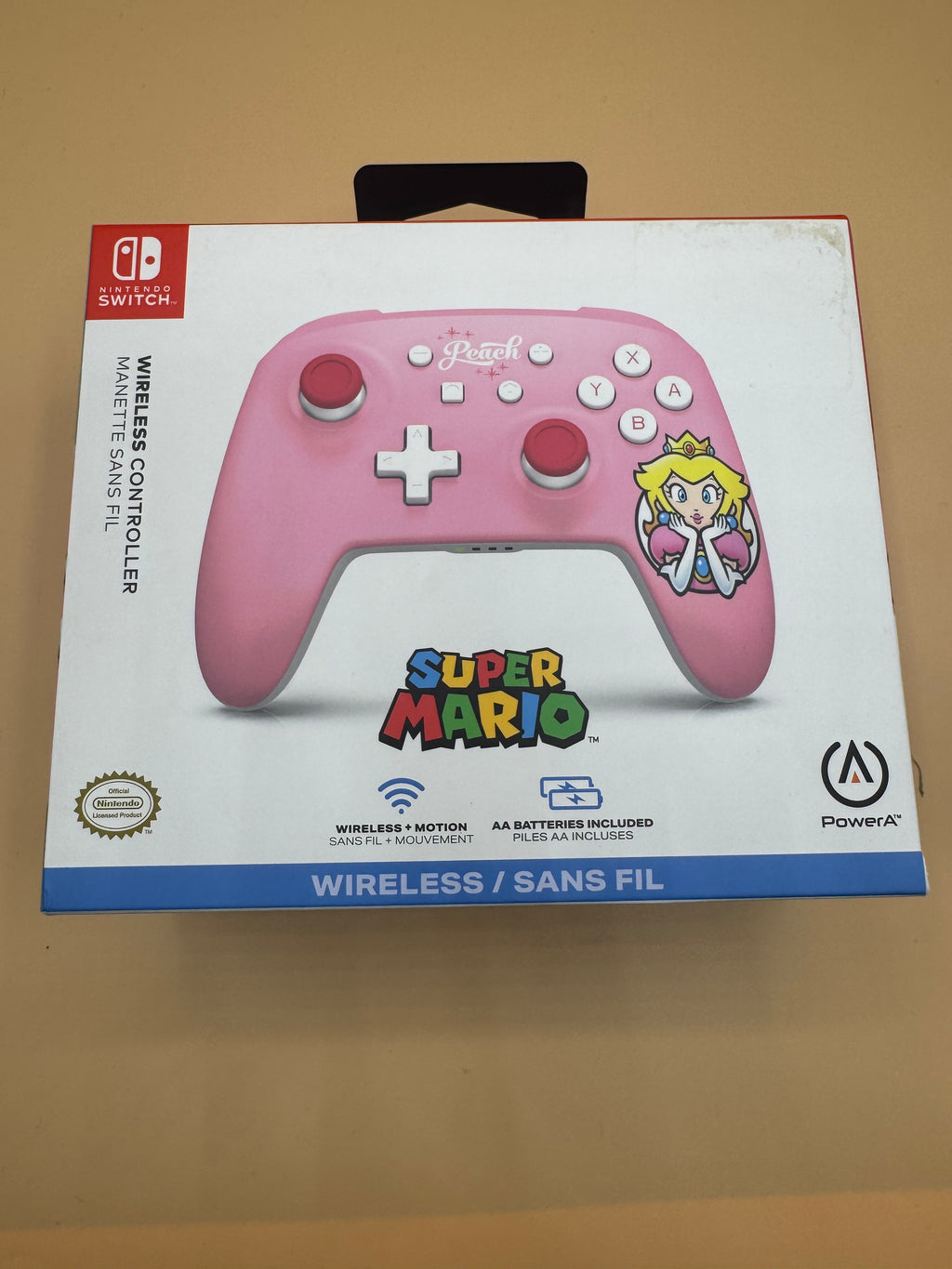 PowerA Wireless Controller for Nintendo Switch “Princess Peach Pink edition”