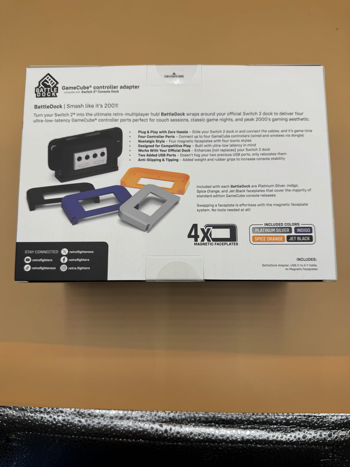 Retro Fighters BattleDock GameCube Controller Adapter for Nintendo Switch/Switch 2