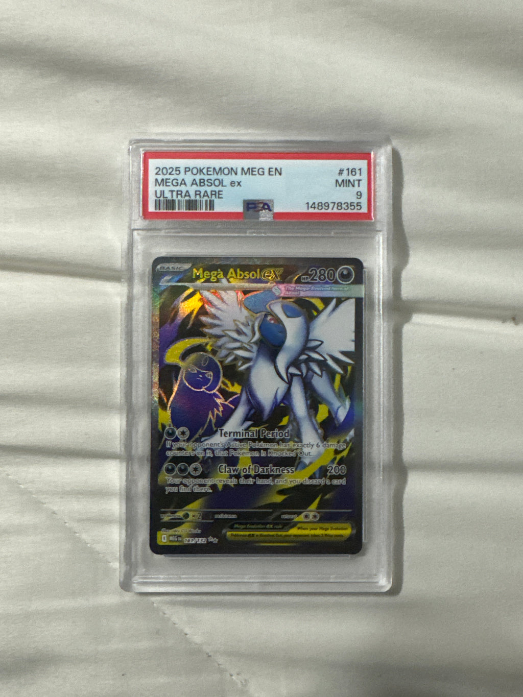 Pokémon TCG: Mega Absol EX Ultra Rare PSA 9