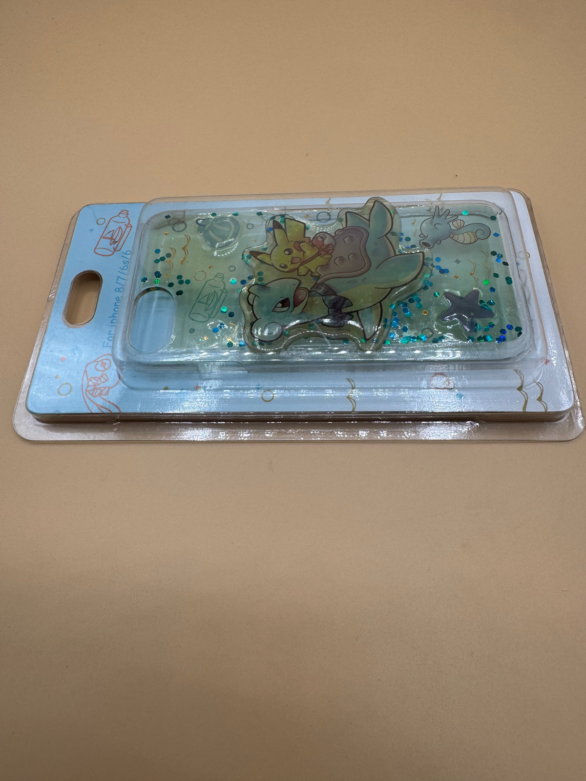 Pokémon Center Japan "Ride on Lapras" Glitter Liquid Smartphone Case (Japanese import)—Japanese Pokémon Center Exclusive