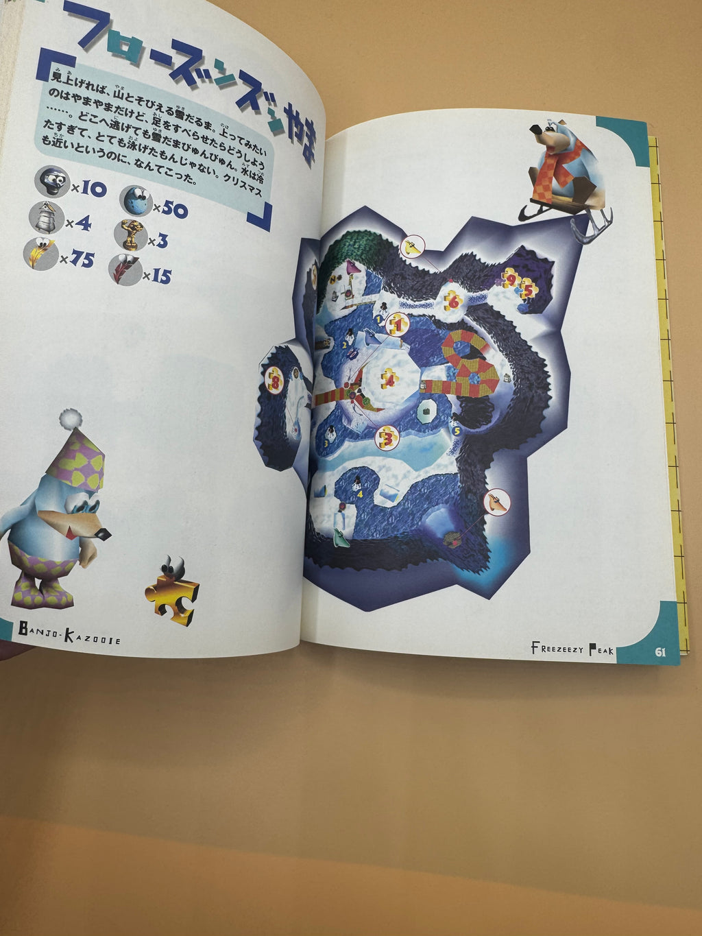 Banjo & Kazooie no Daibouken Nintendo Official Guidebook (Japanese import)