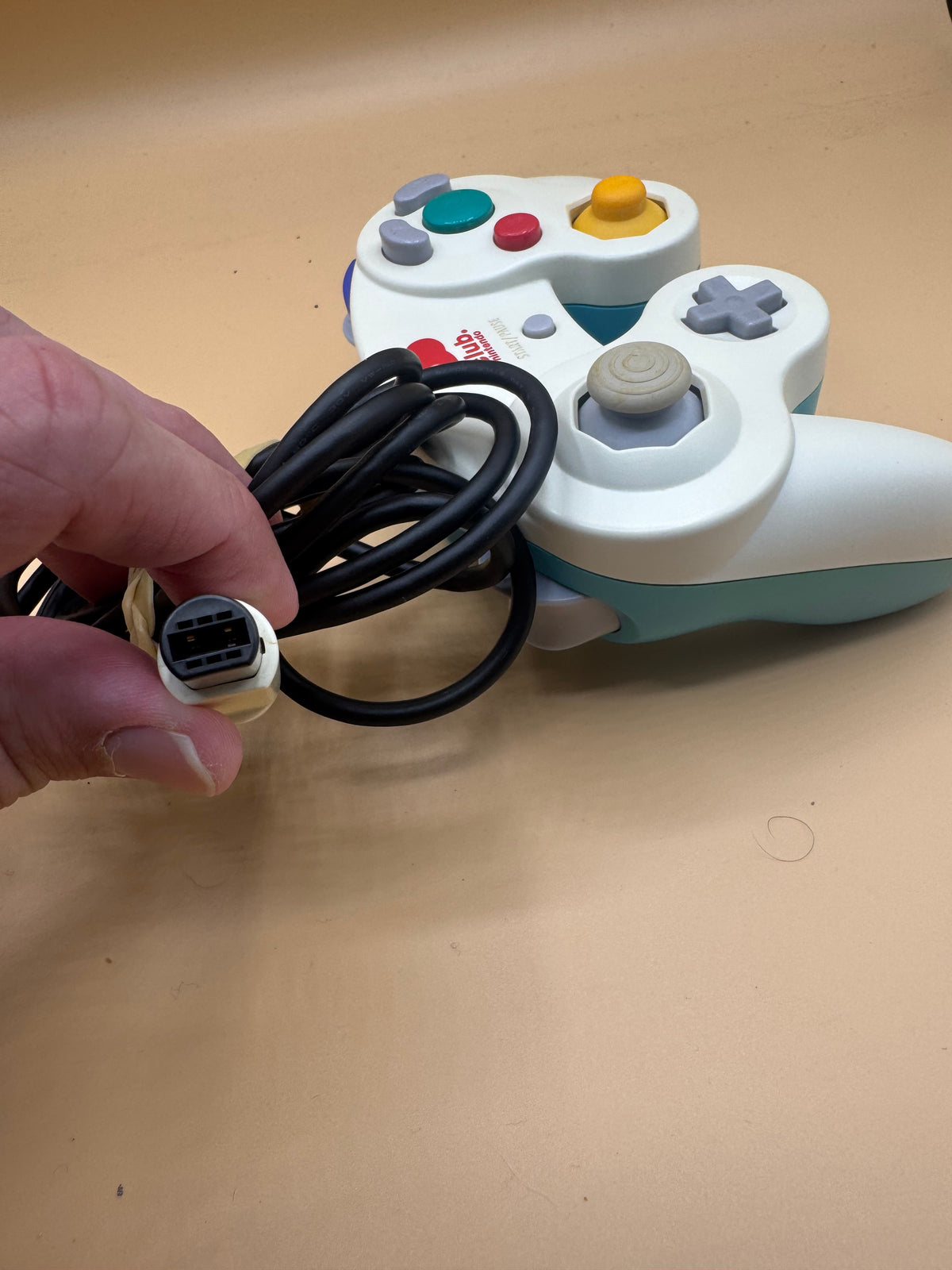 Special Edition Nintendo Club Emerald Blue and White Nintendo GameCube Controller