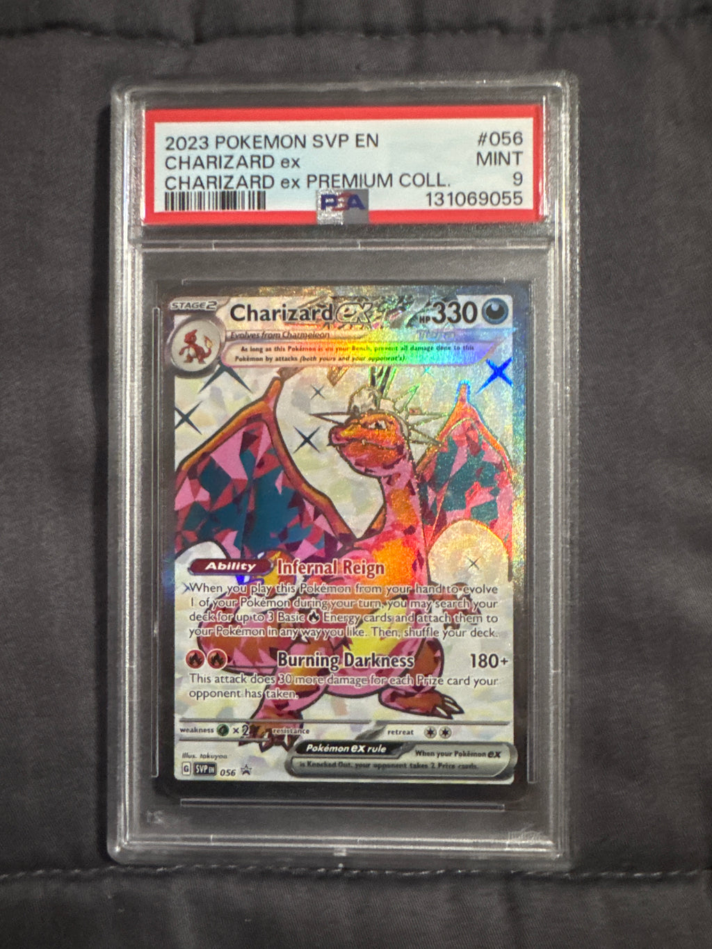 Pokémon TCG: CHARIZARD EX CHARIZARD EX PREMIUM COLL. PSA 9