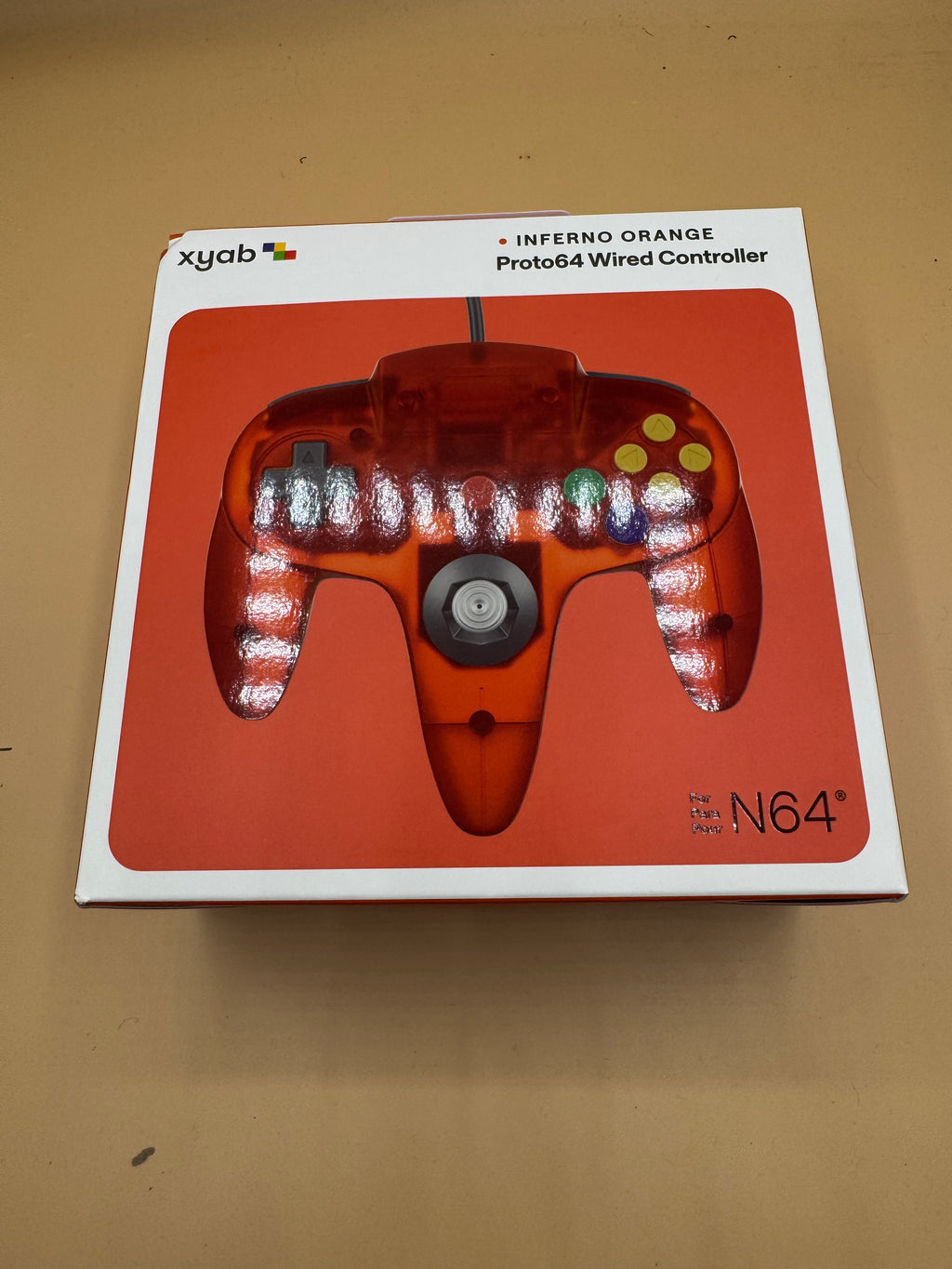 XYAB “Proto64” Wired Controller (inferno Orange)