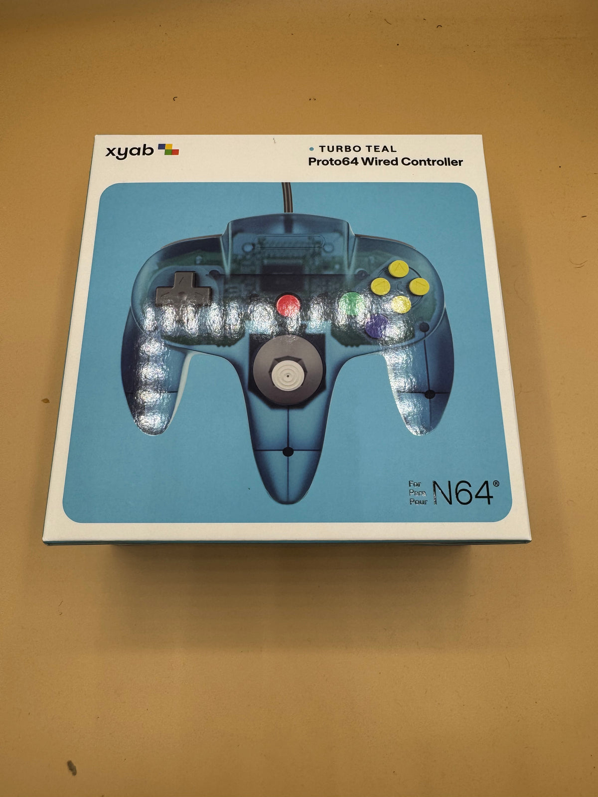 XYAB “Proto64” Wired Controller (Turbo Teal)