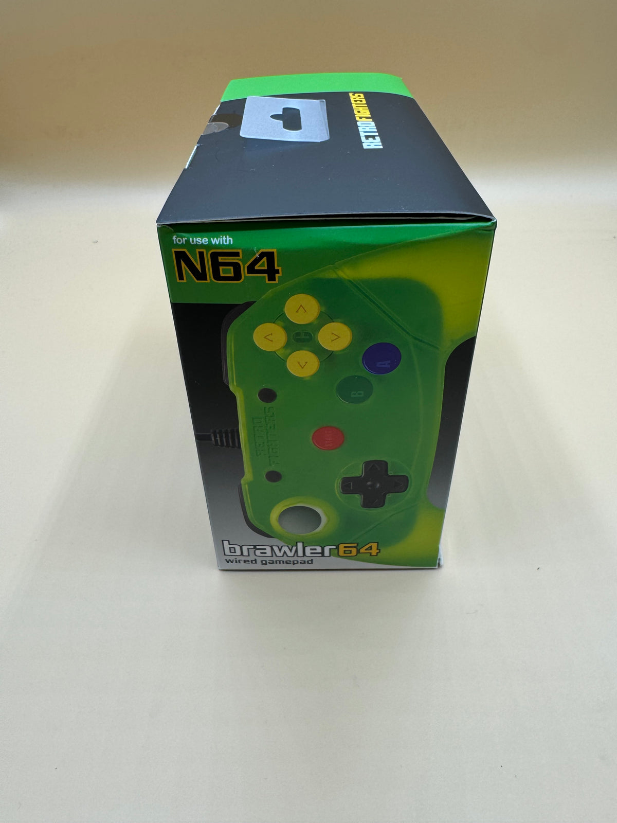 Retro Fighters Brawler64 Wired Gamepad (Extreme Green Limited Edition)