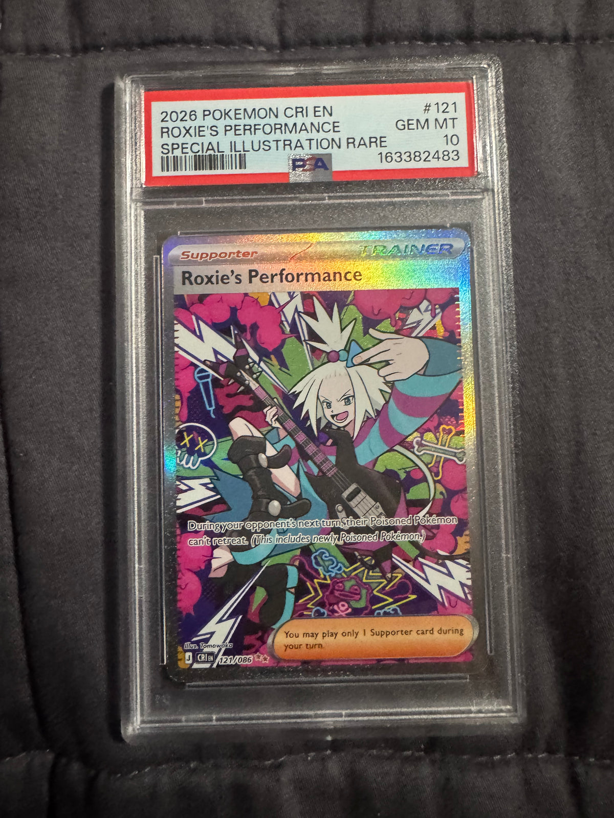 Pokémon TCG: Roxie’s Performance Special Illustration Rare PSA 10