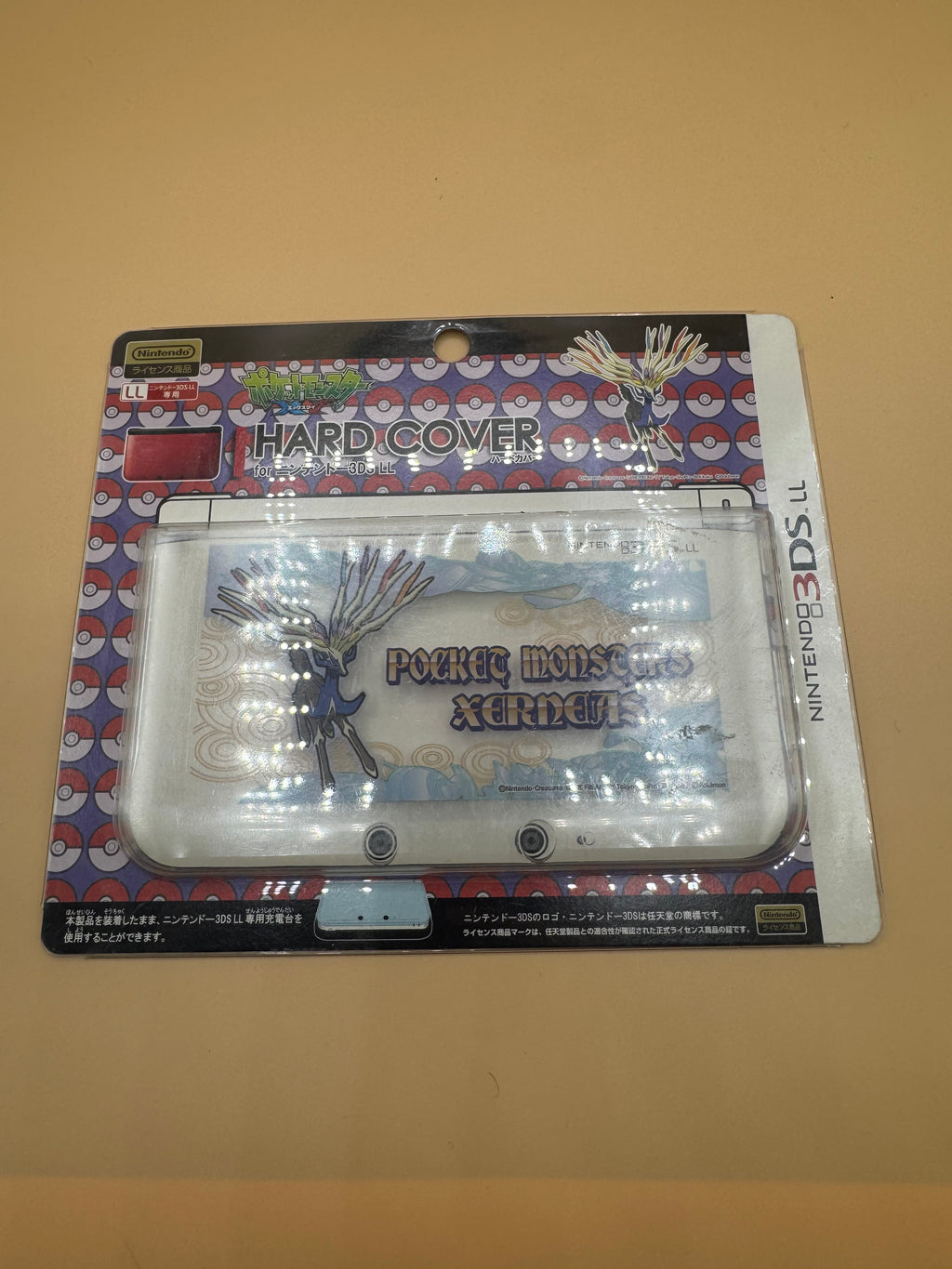 Pokémon Xerneas Nintendo 3DS XL/LL Hard Cover Plate (Japanese import) Brand New Sealed