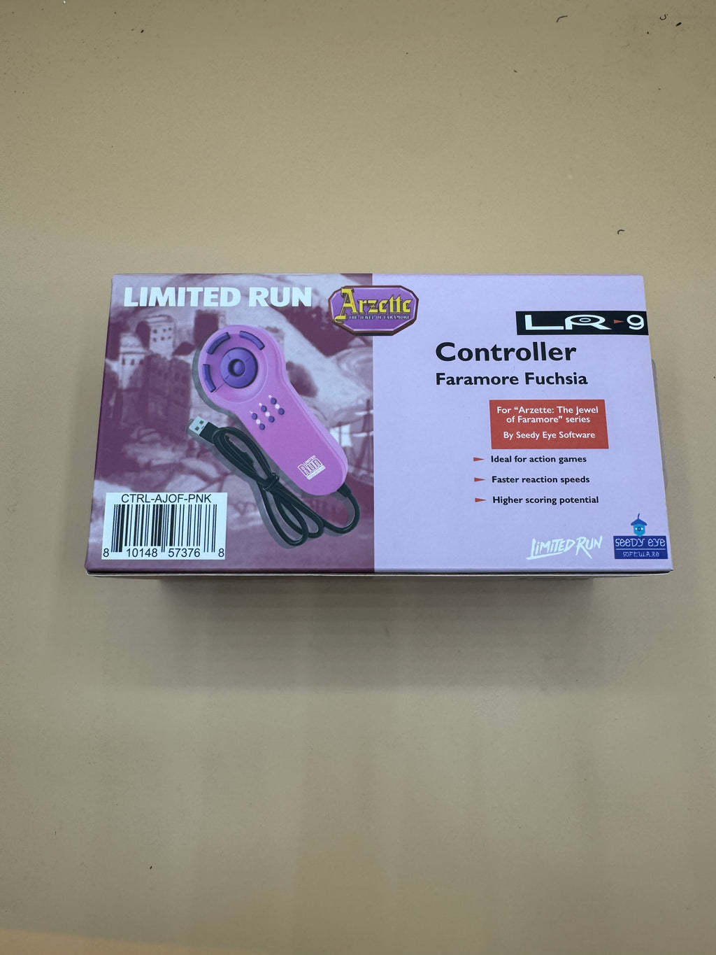 Arzette: The Jewel of Faramore Collector's Edition bundled with Faramore Fuchsia Controller (Brand new sealed)