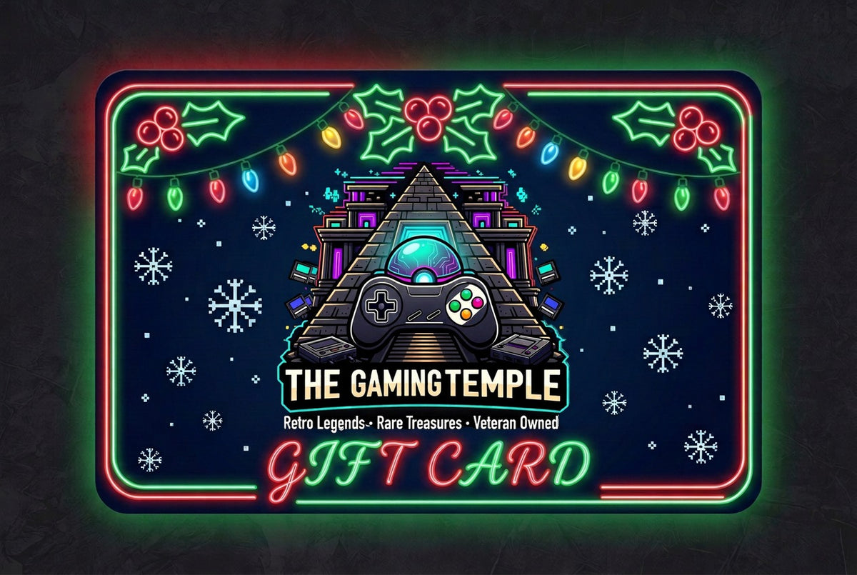 The Gaming Temple Digital Gift Card - Christmas neon design