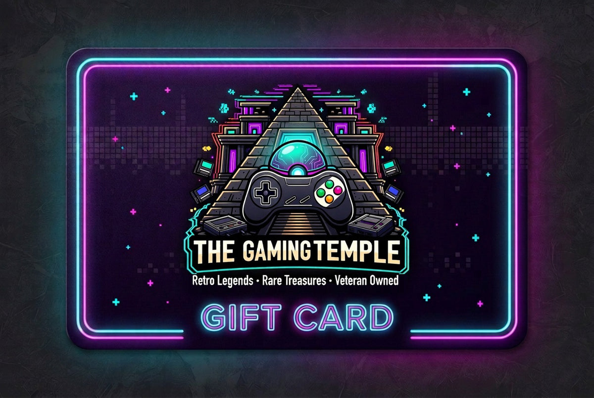 The Gaming Temple Digital Gift Card - Classic neon design