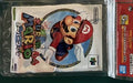 Ichiban Kuji Prize G package towel — Super Mario 64 (Nintendo 64) design in zipper bag